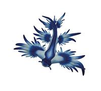 Bullyland 67511 - Figurine de Jeu Escargot Bleu de l'océan, Figurine d'animal d'environ 6,5 cm, fidèle au détail, sans PVC, comme Figurine de gâteau et Petit Cadeau pour Les Enfants à partir de 3 Ans
