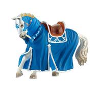 Bullyland 80769 Figurine Monde Le Chevalier Cheval de Tournoi, Bleu