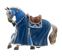 Bullyland 80769 Figurine Monde Le Chevalier Cheval de Tournoi, Bleu
