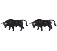 Bullyland Animal World Figurine Taureau 17 cm (Lot de 2)
