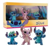 Bullyland - Coffret Cadeau Stitch Lilo & Stitch de Disney, Parfait comme Figurine Jouet, décoration et Cadeau pour Les Enfants à partir de 3 Ans, Figurines à Collectionner détaillées de 6 cm Walt
