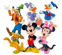 Bullyland - Disneys Dingo Donald Daisy Pluto Mickey Minnie Set 6 Figurine