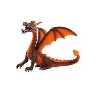 Bullyland Fantasy Figurine Dragon assis (orange) 11 cm