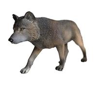 Bullyland 63460 - Figure de Jeu du Loup, Figurine d'animal d'env. 11 cm, fidèle au détail, sans PVC, comme Figurine de gâteau et Cadeau pour Les Enfants à partir de 3 Ans