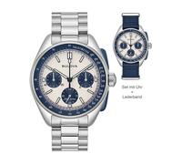 Bulova 98K112 Lunar Pilot Special Edit. Chronographe Montre Homme 44mm 5ATM