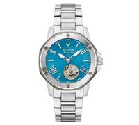 BULOVA 98L317 Marina Star Automatic Montre dame en acier inoxydable argenté