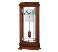 Bulova BUL-B1839 Frank Lloyd Wright Willits Horloge de cheminée Modèle B1839