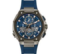 Bulova Chronographe 98B357, Bleu, Sangles