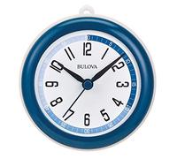 Bulova Clocks C4882 Tapis de Douche Bleu/Blanc Taille S