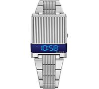 Bulova Série Archive : Computron 96C139 Acier inoxydable/Bleu Taille Unique