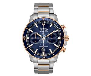 Bulova Étoile Marine pour Homme - 98B301, Bicolore Rose/Bleu, Taille Unique, Marine Star - 98B301