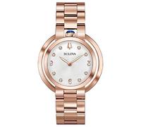 Bulova Femme Analogique Quartz Montre avec Bracelet en Acier Inoxydable 97P130