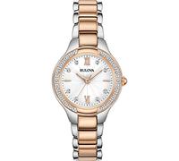 Bulova Femmes Analogique Quartz Montre avec Bracelet en Acier Inoxydable 98R272