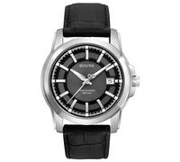 Bulova Hommes Analogique Quartz Montre avec Bracelet en Cuir 96B158
