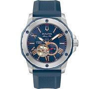 Bulova Hommes Numérique Automatique Montre avec Bracelet en Caoutchouc 98A228
