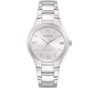 Bulova Lady Automatic Women's Watch, Gray 96L318, Steel Case and Bracelet