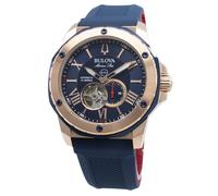 Bulova Marine Star 98A227 Automatique Bleu Cadran Montre pour des hommes