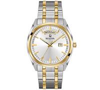 Bulova Men's Classic Surveyor 2-Hand Day/Date Quartz Watch, Luminous Hands, 39mm