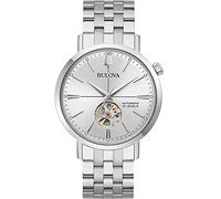Bulova Montre analogique Automatique pour Homme avec Bracelet en Acier Inoxydable 96A276, argenté, Moderne