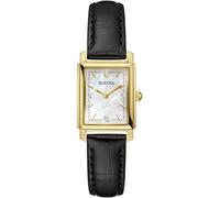 Bulova Femmes Analogique Classique Montre avec Bracelet en Cuir 97P166