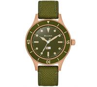 BULOVA Montre Automatique Pour Homme Mil-Ships Édition Spéciale Khaki 98A324