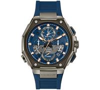 Bulova Montre chronographe à Quartz de Haute précision pour Homme, série X, Cristal Saphir, Balayage continu des Secondes, Bleu, Chronographe