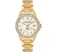Bulova Montre Doré Analogique Femmes Marine Star 98R235
