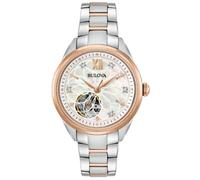 Bulova Femmes Analogique Automatiquement Montre avec Bracelet en Acier Inoxydable 98P170