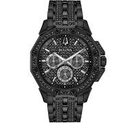 Bulova Montre Noir Multi-Cadrans Hommes Crystal Octava 98C134