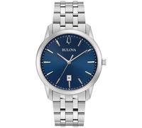 Bulova Montre quartz classique Sutton pour homme 3 aiguilles avec date et calendrier 40 mm