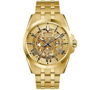 Bulova Sutton 97A162 Montre chronographe automatique dorée pour homme 43 mm