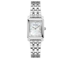 Bulova Sutton Rectangle 96P244 - Femme - 21 mm - Analogique - Quartz - Verre minéral
