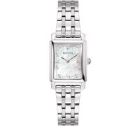 Bulova Montre femme Sutton Tank rectangulaire sans date cadran nacré 96P244
