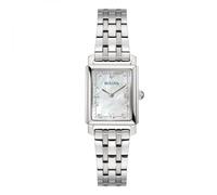 Bulova Montre femme Sutton Tank rectangulaire sans date cadran nacré 96P244