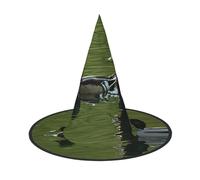BULQAPZDF Chapeau de sorceleur d'Halloween Loon Nature Oiseau Halloween Witcher Party Accessoires de costume