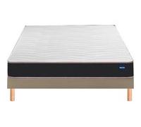 BULTEX Ensemble Matelas Sommier 120 x 190 Vitality 1.1 120x190 + sommier moka +pieds G