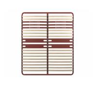 BULTEX Matelas ECLAIR 90 x 190, accueil dynamique, soutien ferme, 3 zones de confort