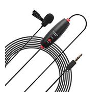 Bulufree LYM-DM1 Mini microphone à condensateur omnidirectionnel professionnel microphone vidéo professionnel avec câble audio de 6 m pour Canon Nikon Sony DSLR Camera Camcorder pour téléphone Samsung