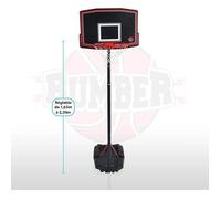 Generique Panier de basket sur pied Phoenix – Réglable 165–220 cm