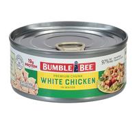 Bumble Bee Poulet blanc de qualité supérieure, morceau dans l'eau, boîte de 141,7 g - 19 g de protéines par portion - Sans gluten, compatible avec le régime cétogène