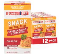 Bumble Bee Snack On The Run Chipotle Chicken Salad with Crackers Kit, 12 Count