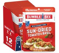 Bumble Bee Sun-Dried Tomato & Basil Seasoned Tuna, 2.5 Ounce Pouch 12 Count