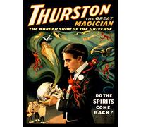 Bumblebeaver Theatre Vaudeville Thurston Magic Stage Show USA Vintage Poster Art Print 12x16 inch 30x40cm Théâtre la Magie Étape Montrer Les États-Unis d'Amérique Ancien Affiche Impression d'art