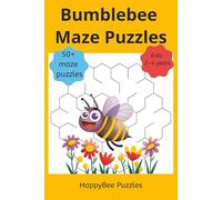 Bumblebee Maze Puzzles: 50+ maze puzzles for kids 2-4 years