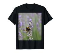 Bumblebee On Lavender Close Up Photographie T-Shirt