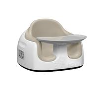 Bumbo Rehausseur avec plateau amovible pour chaise de salle à manger avec harnais de sécurité pour les tout-petits et bébés de 6 à 36 mois - Multifonction - Taupe