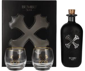 Bumbu XO Handcrafted Rum 40% Vol. 0,7l in Giftbox with 2 glasses
