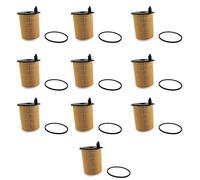 Bumdenuu 10 PièCes SéRies/Ensemble Filtres à Huile Moteur pour Citroen C4 C-ELYSEE DS4 Xsara pour Ford Focus pour Peugeot 206308 pour Suzuki Liana pour Mazda Axela 1109AY
