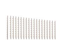 Bumdenuu 19 PièCes SéRies/Set Guitare Frettes 2.0Mm / 0.08 Pouce Cuivre Ensemble de Fretwire pour 36 Pouces 38 Pouces 39 Pouces 19 Frettes Accessoires de Guitare