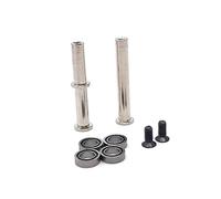 Bumdenuu 2 PièCes Colonne de Direction avec Roulement pour Wltoys 144001 144010 124016 124017 124019 TéLéCommandéE Voiture Mise à Niveau PièCes Accessoires